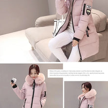 Load image into Gallery viewer, Women’s Winter Fur Collar Hooded Parka!