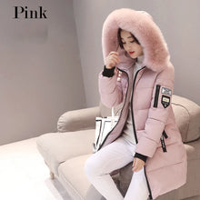 Load image into Gallery viewer, Women’s Winter Fur Collar Hooded Parka!