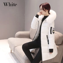 Load image into Gallery viewer, Women’s Winter Fur Collar Hooded Parka!