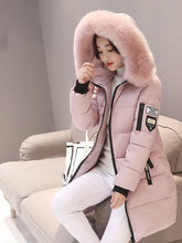 Load image into Gallery viewer, Women’s Winter Fur Collar Hooded Parka!