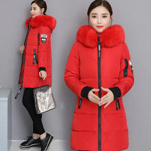 Load image into Gallery viewer, Women’s Winter Fur Collar Hooded Parka!