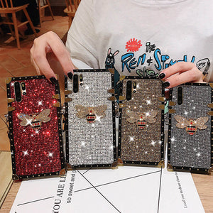 Jeweled Square Lanyard Case for iPhone!