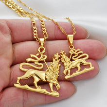 Load image into Gallery viewer, Ethiopian Lion of Judah Necklace!