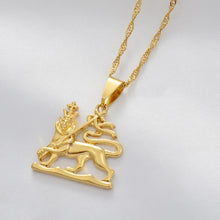 Load image into Gallery viewer, Ethiopian Lion of Judah Necklace!