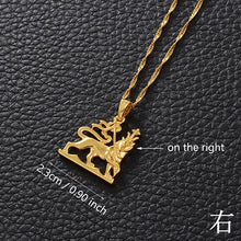 Load image into Gallery viewer, Ethiopian Lion of Judah Necklace!