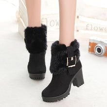 Load image into Gallery viewer, Square Heel Winter Shoes for Women!
