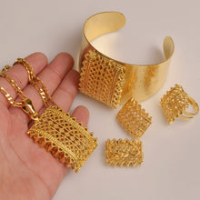 Load image into Gallery viewer, Habesha (Ethiopian and Eritrean) Gold Plated Jewelry Set For Women!
