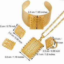 Load image into Gallery viewer, Habesha (Ethiopian and Eritrean) Gold Plated Jewelry Set For Women!