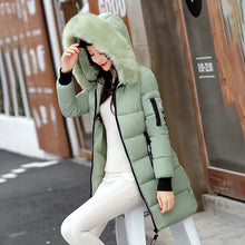 Load image into Gallery viewer, Women’s Winter Fur Collar Hooded Parka!

