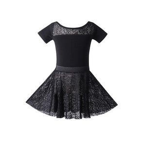 Ballet Dance Leotard Lace Skirt and Suit for Girls