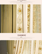Load image into Gallery viewer, Luxury European Velvet Curtains – Elegant Embroidered Window Drapes for Living &amp; Bedroom!
