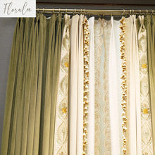 Load image into Gallery viewer, Luxury European Velvet Curtains – Elegant Embroidered Window Drapes for Living &amp; Bedroom!
