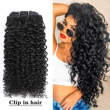 Load image into Gallery viewer, Natural Remy Clip in Human Hair Extension!
