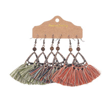 Load image into Gallery viewer, Three Pairs Drop Flower Earrings

