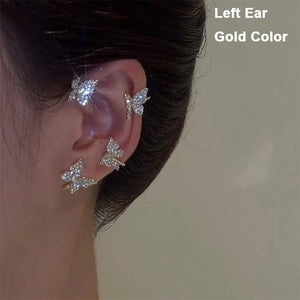 Butterfly Ear Clips Without Piercing!
