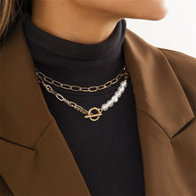 Load image into Gallery viewer, Beautiful Elegant Multilayer Choker Pearl Necklace!
