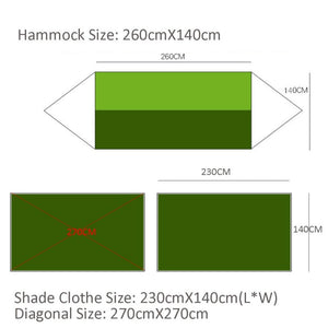 Portable Camping Hammock and Tent!