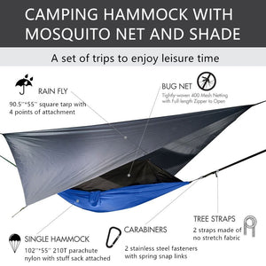 Portable Camping Hammock and Tent!