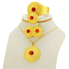 Load image into Gallery viewer, Habesha (Ethiopian and Eritrean) Gold Plated Jewelry Set!
