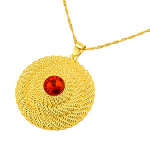 Habesha (Ethiopian and Eritrean) Gold Plated Jewelry Set!