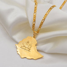 Load image into Gallery viewer, Ethiopian Map Necklace Jewelry!
