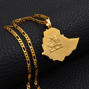 Ethiopian Map Necklace Jewelry!