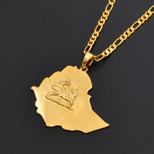 Load image into Gallery viewer, Ethiopian Map Necklace Jewelry!
