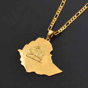 Ethiopian Map Necklace Jewelry!