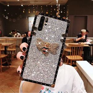 Jeweled Square Lanyard Case for Samsung Galaxy Phone!