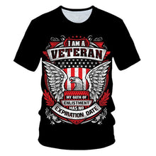 Load image into Gallery viewer, Veteran, Biker, Lion of Judah, and, Eagle 3D T-shirts!
