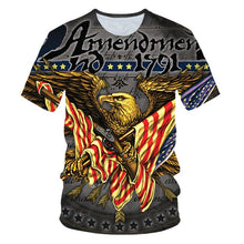 Load image into Gallery viewer, Veteran, Biker, Lion of Judah, and, Eagle 3D T-shirts!

