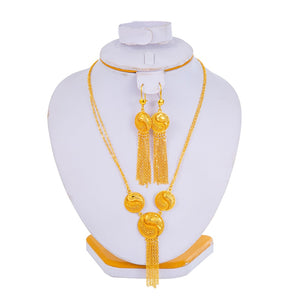 Ethiopian Dubai Gold-Plated Jewelry Set!