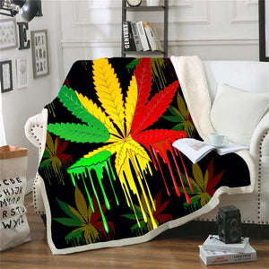 Bob Marley Reggae Throw Blanket!