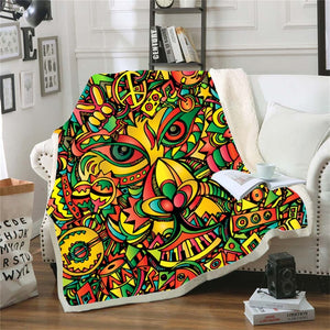 Bob Marley Reggae Throw Blanket!