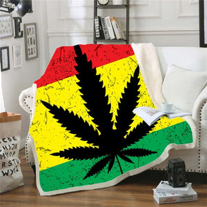 Bob Marley Reggae Throw Blanket!