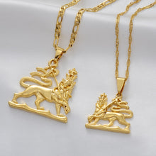Load image into Gallery viewer, Ethiopian Lion of Judah Necklace!
