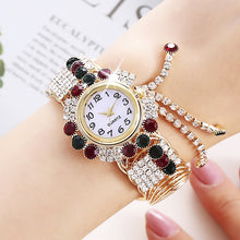 Load image into Gallery viewer, Luxury Rhinestone Bracelet Watch for Women!
