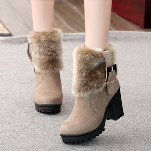 Square Heel Winter Shoes for Women!