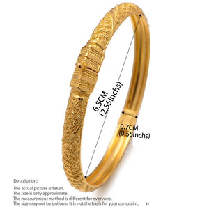 Ethiopian Dubai Gold-Plated 4 Bracelets!