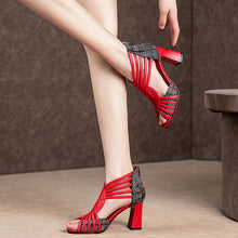 Load image into Gallery viewer, Wild Joker Gladiator High Heeled Shoes for Women!
