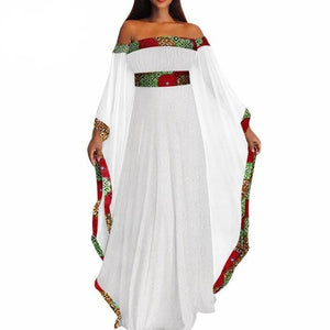 African White Lace Long Dress for Women!