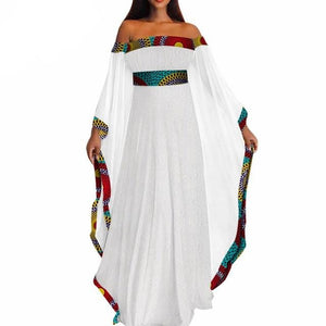 African White Lace Long Dress for Women!