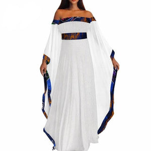 African White Lace Long Dress for Women!