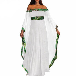 African White Lace Long Dress for Women!