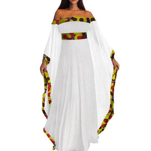 African White Lace Long Dress for Women!