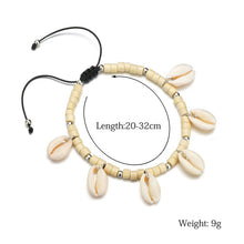 Load image into Gallery viewer, Seashell and Beads Anklets for Women!
