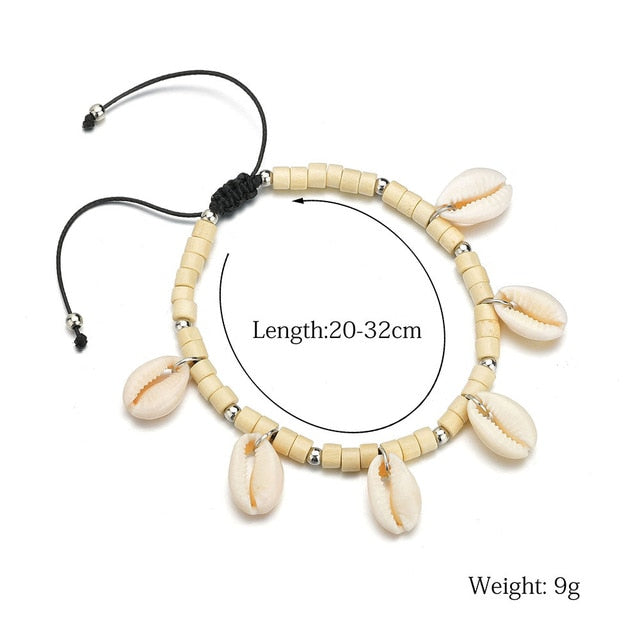 Seashell and Beads Anklets for Women!