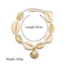 Load image into Gallery viewer, Seashell and Beads Anklets for Women!
