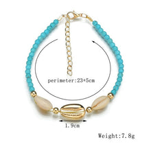 Load image into Gallery viewer, Seashell and Beads Anklets for Women!
