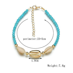 Seashell and Beads Anklets for Women!